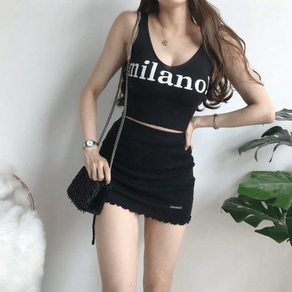 New Sexy Milano Crop Top - Picture 3 of 10